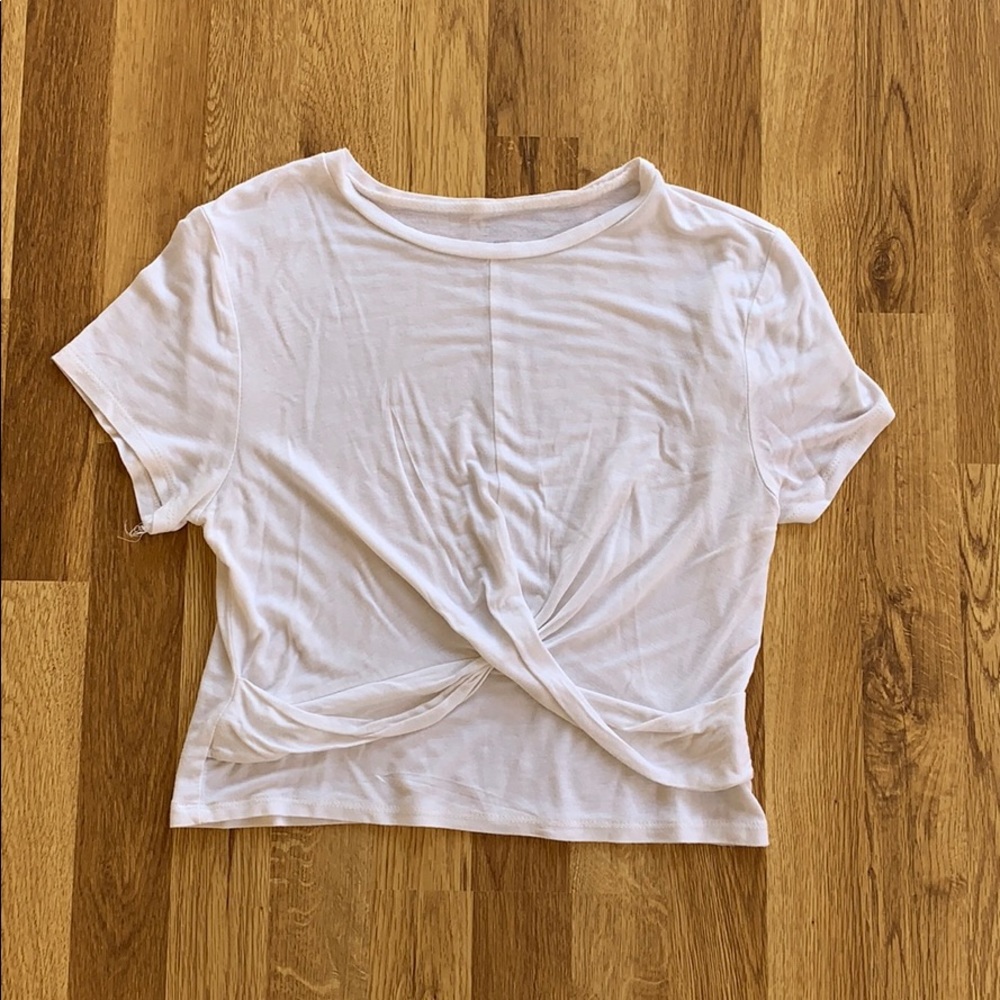 White Crossed Shirt